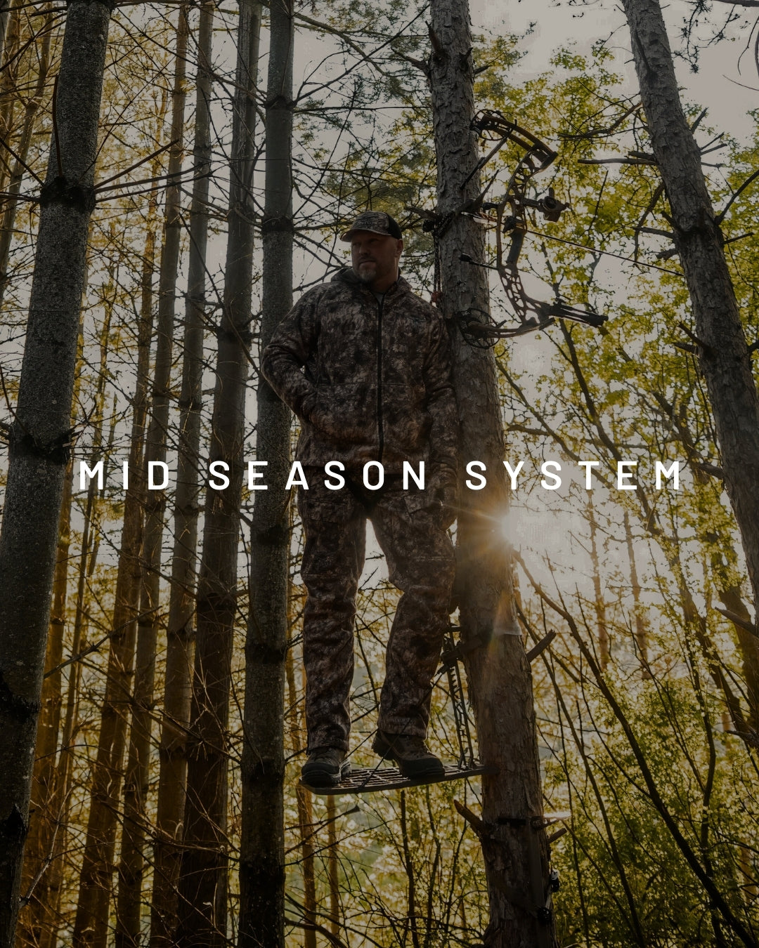 Complete ASIO Mid Season Whitetail System built for comfort, stealth, and performance in cool weather