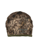 ASIO Gear 3-layer windproof sherpa fleece bowhunting beanie in RAPX camo – premium thermal hunting hat engineered for concealment and warmth, designed with predator-inspired camo for ground and treestand bowhunters, featuring noise-reducing face fabric and weather-blocking construction for extreme conditions.