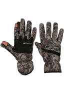 ASIO Gear 3-layer windproof bowhunting glove in RAPTOR camo – high-performance cold weather hunting gloves with fleece insulation, articulated shooting fingers, and textured palm grip, designed for ultimate dexterity and stealth for treestand and ground hunters pursuing whitetail in harsh conditions.
