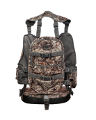 ASIO Gear Limited Edition RAPTOR camo turkey vest – back view displaying rear storage pack and compression straps
