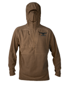 asio gear midweight hoodie field brown for whitetail bowhunting and lifestyle wear