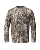 ASIO Gear lightweight long sleeve performance hunting shirt in RAPTOR camo for early season treestand use
