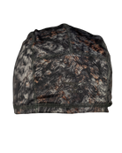 ASIO Gear lightweight stretch fleece beanie in RAPTOR camo – breathable and silent hunting skull cap designed for bowhunters seeking stealth, comfort, and close-range concealment in early to mid-season whitetail hunts.